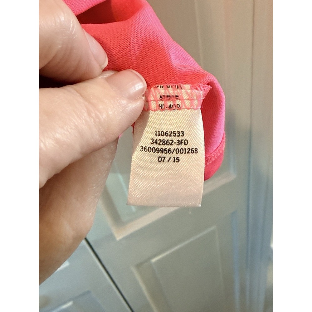 Neon PINK Victorias Secret Racerback Tank Top Sz S "GAME ON" Y2K 90s Sporty NWOT - Picture 4 of 5